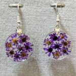 Ohrringe "Purple Blossom Field"