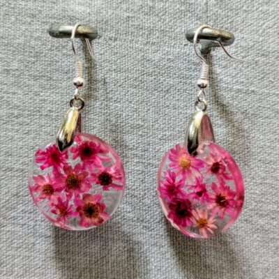 Ohrringe "Pink Blossom Field"