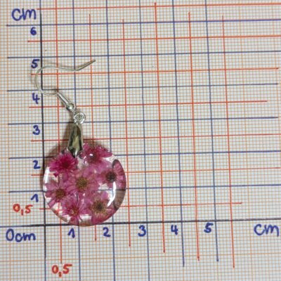 Ohrringe "Pink Blossom Field" – Bild 5