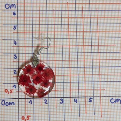 Ohrringe "Red Blossom Field" – Bild 5