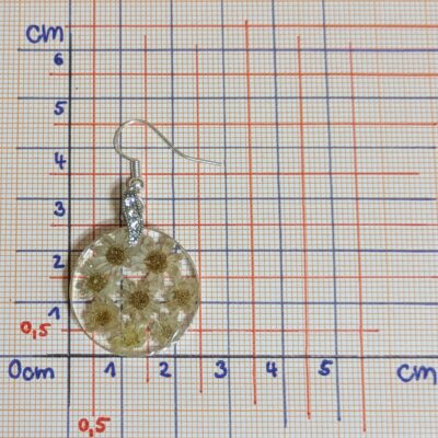 Ohrringe "White Blossom Field" – Bild 5