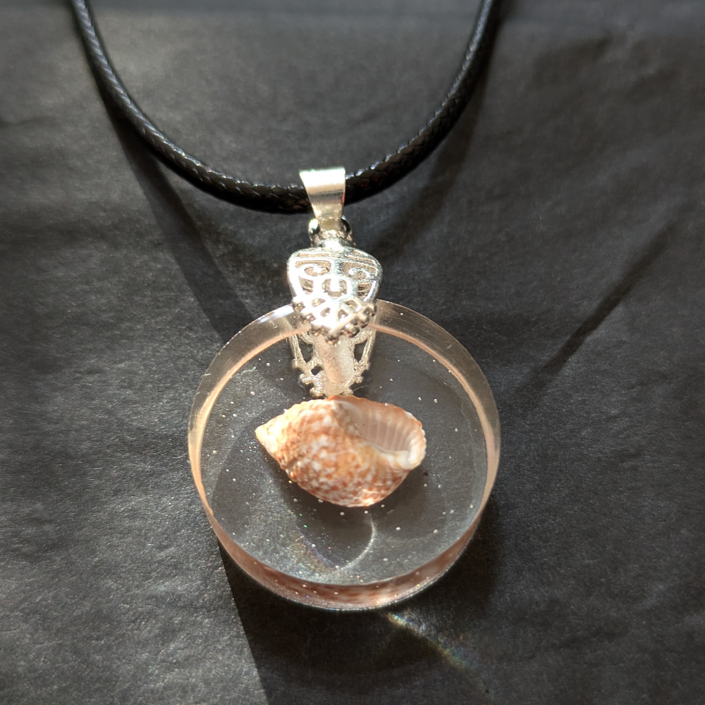 Halskette mit Muscheln & Schnecken – Bild 2