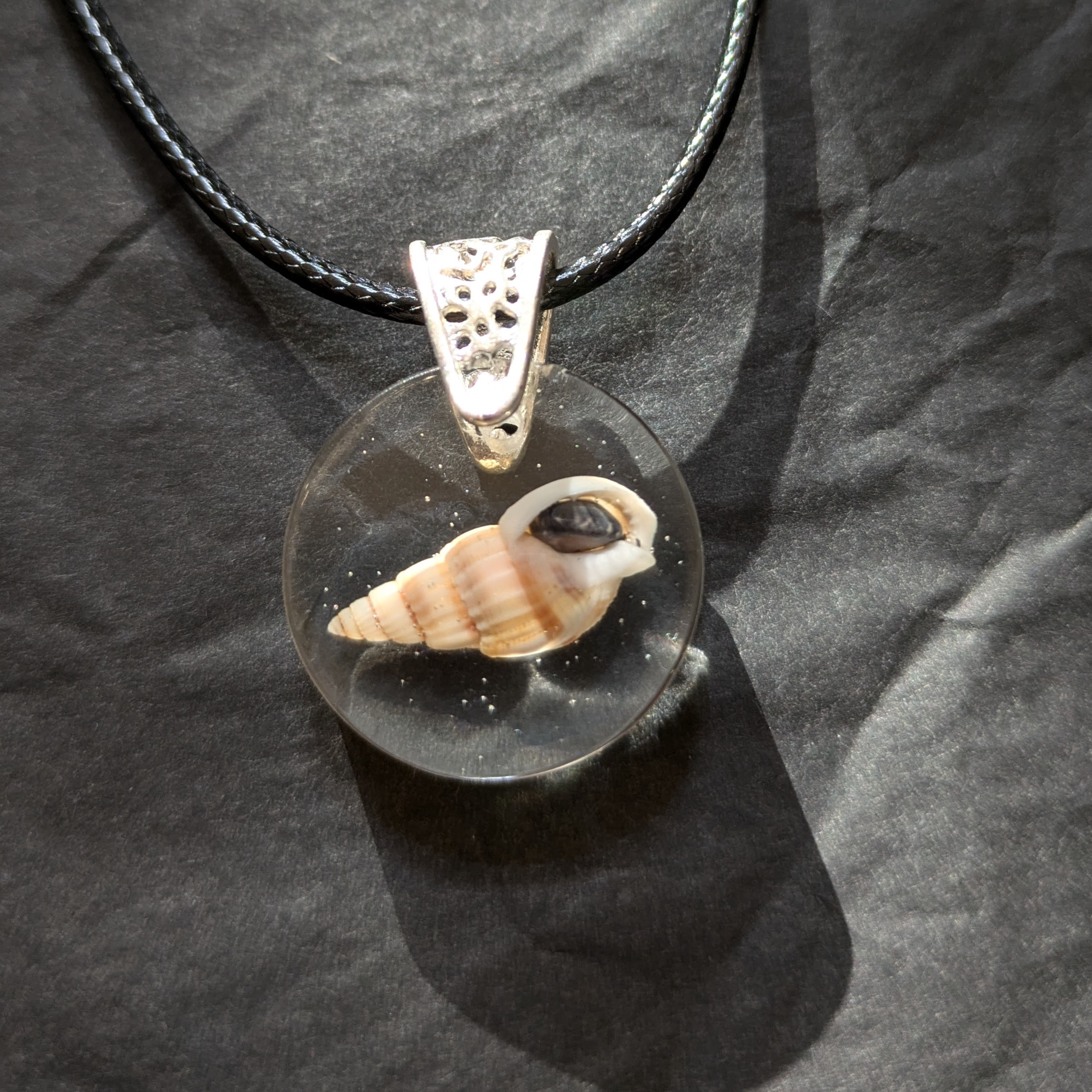 Halskette mit Muscheln & Schnecken – Bild 2