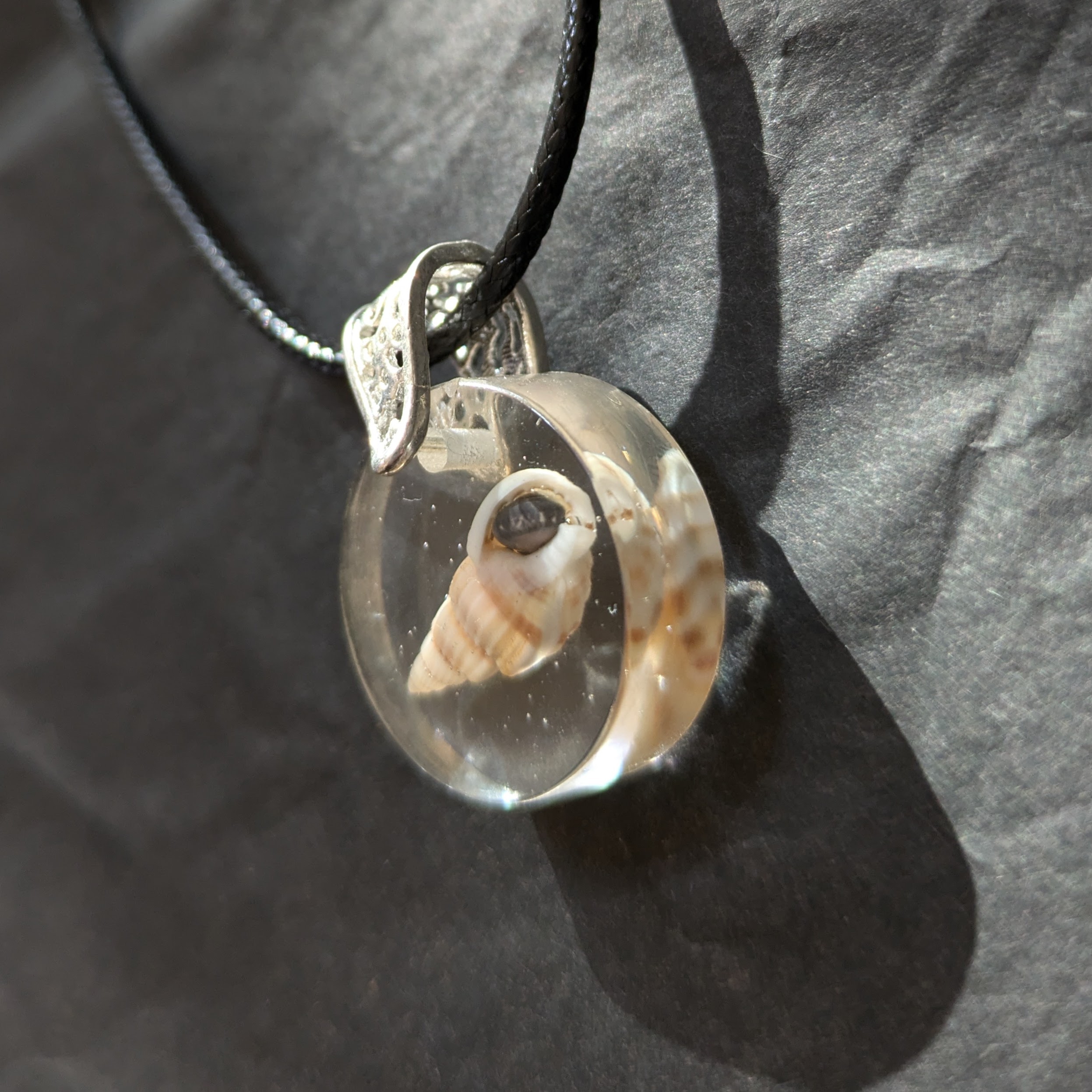 Halskette mit Muscheln & Schnecken