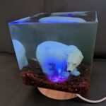 Lampe Eisbär "Cube"