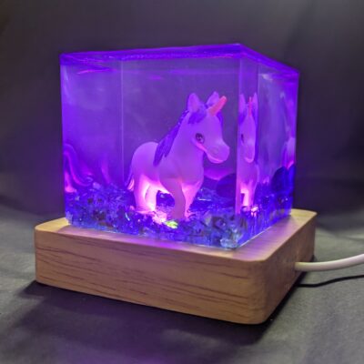 Lampe/Briefbeschwerer Einhorn "Baby" – Bild 3