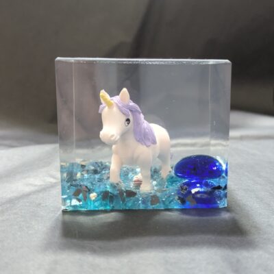 Lampe/Briefbeschwerer Einhorn "Baby" – Bild 4
