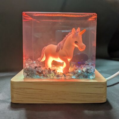 Lampe/Briefbeschwerer Einhorn "Baby" – Bild 5