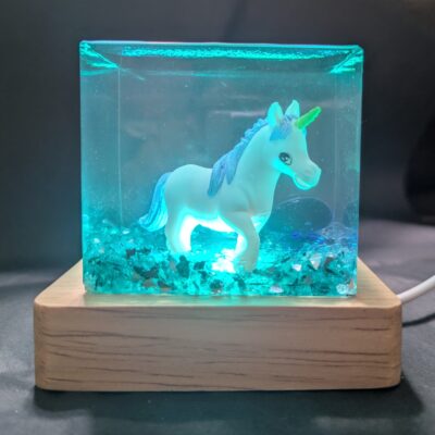 Lampe/Briefbeschwerer Einhorn "Baby" – Bild 2