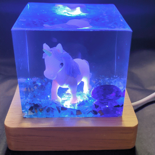 Lampe/Briefbeschwerer Einhorn "Baby"