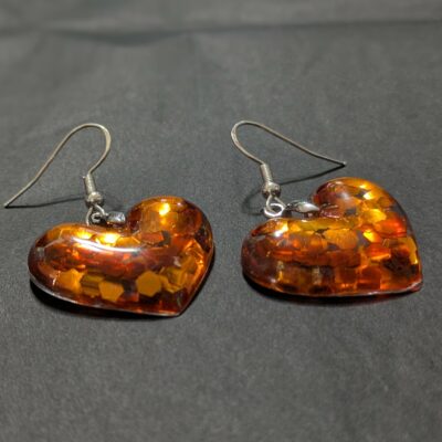 Set Halskette und Ohrringe Bronze elegant – Bild 7