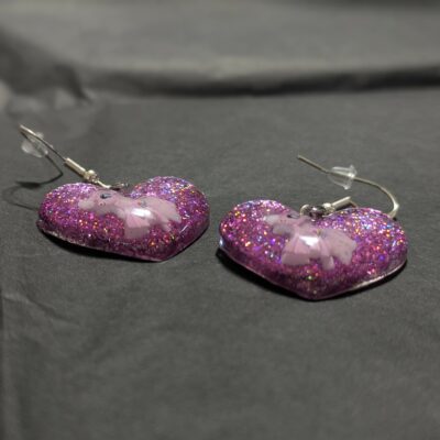 Ohrringe Einhorn "Pink Glitter Queen" – Bild 3