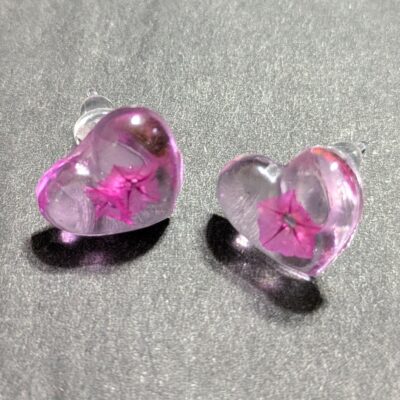Ohrstecker "Pink Blossom" – Bild 3