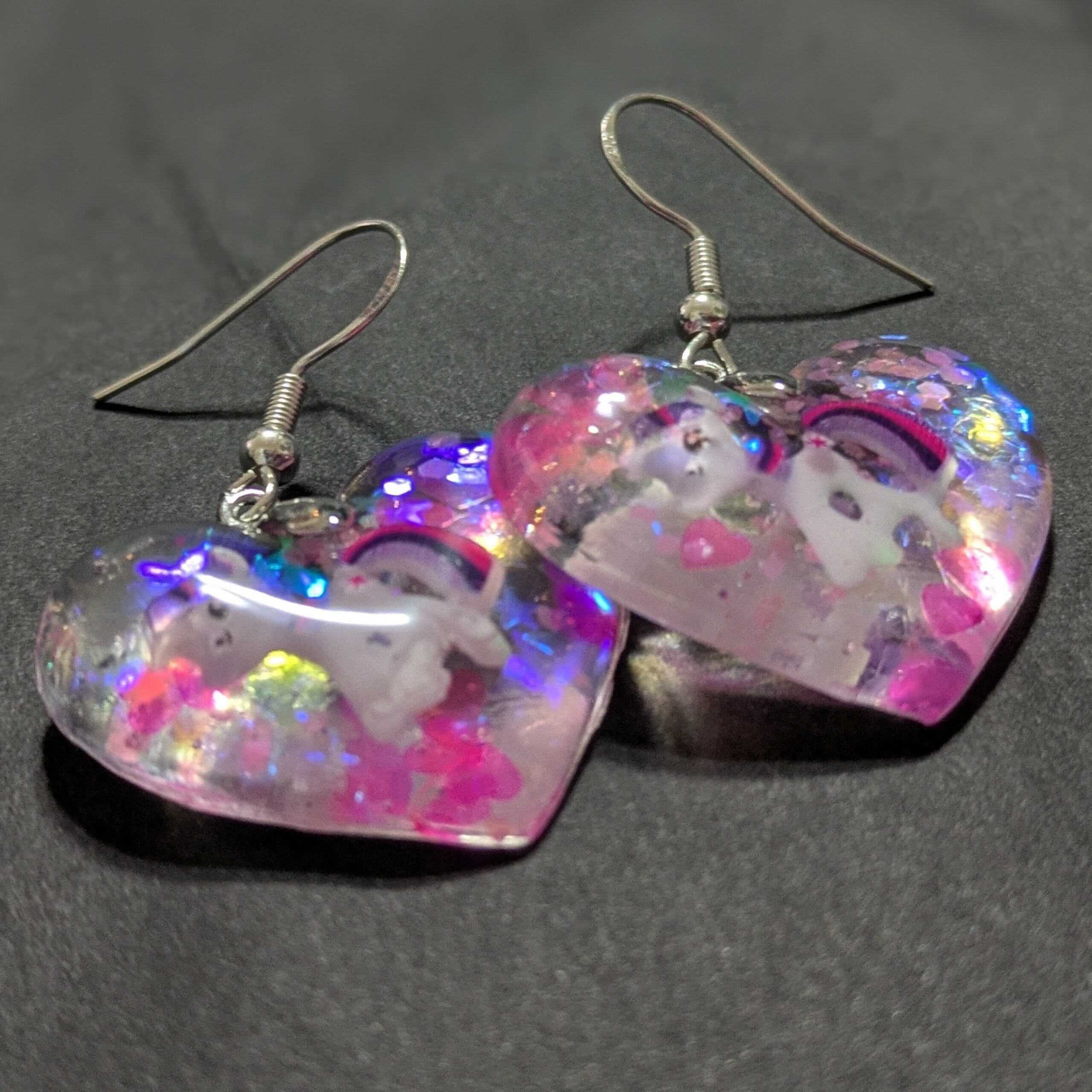 Ohrringe Einhorn "Colour Change" – Bild 3