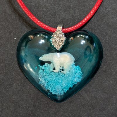 Halskette "Ein Herz für Eisbären"