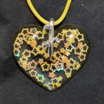 Halskette "Heart of yellow  Stars"