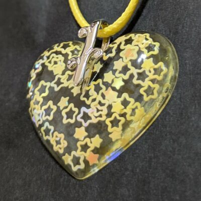Halskette "Heart of yellow  Stars" – Bild 2