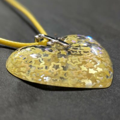 Halskette "Heart of yellow  Stars" – Bild 3