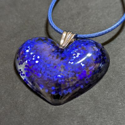 Halskette "Blue Heart" – Bild 2